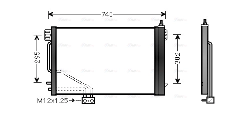 Condenser, air conditioning (MSA5200D)