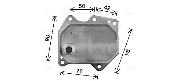 Oil Cooler, engine oil (FD3669)