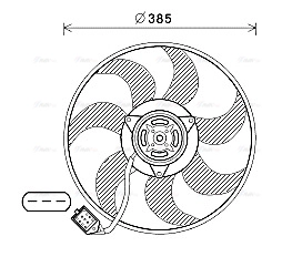 Fan, engine cooling (OL7670)