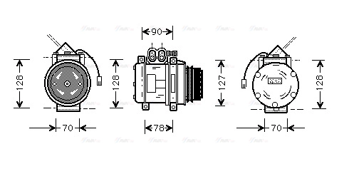 Compressor, air conditioning (PRK033)