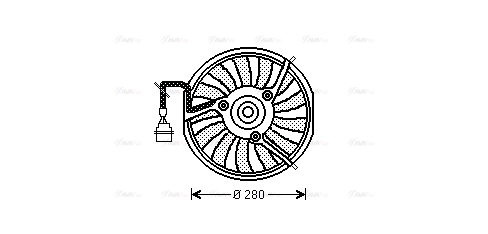 Fan, engine cooling (AI7511)