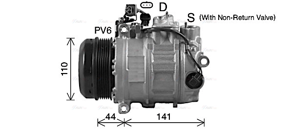 Compressor, air conditioning (MSAK738)