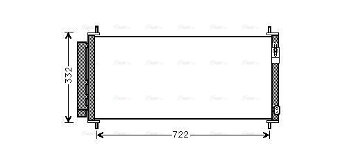 Condenser, air conditioning (HDA5264D)