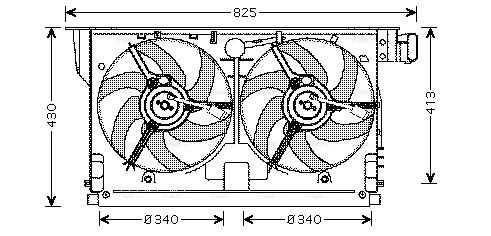 Fan, engine cooling (PE7519)