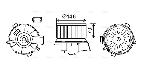 Interior Blower (CN8304)