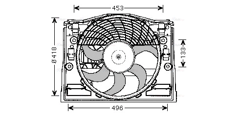 Fan, engine cooling (BW7514)
