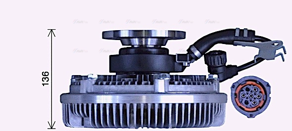 Clutch, radiator fan