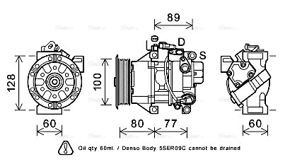 Compressor, air conditioning (TOAK618)