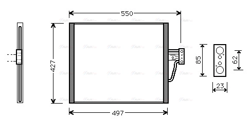Condenser, air conditioning (BW5213)