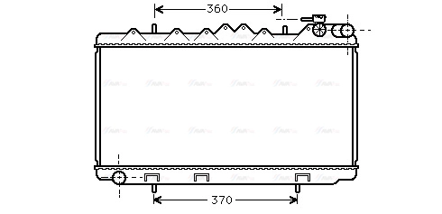 Radiator, engine cooling (DN2122)