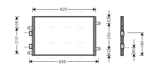 Condenser, air conditioning (AL5077)