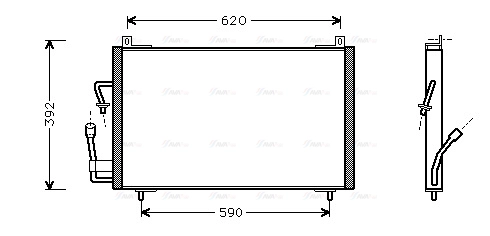 Condenser, air conditioning (PE5182)