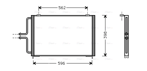 Condenser, air conditioning (RT5236)