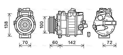 Compressor, air conditioning (VNK386)