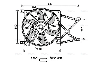 Fan, engine cooling (OL7544)