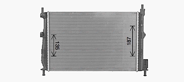 Radiator, engine cooling