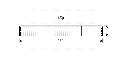 Dryer, air conditioning (UVD127)
