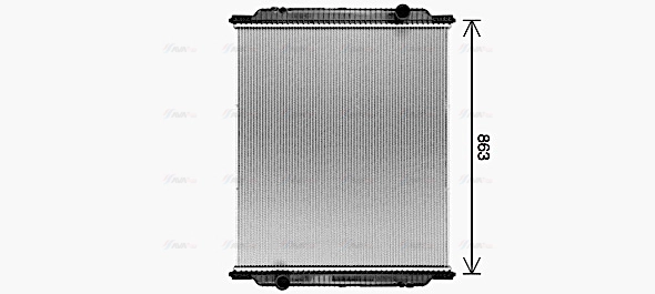 Radiator, engine cooling (MN2108N)