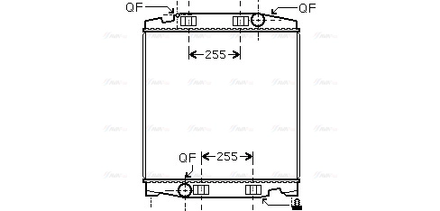 Radiator, engine cooling (IV2082)