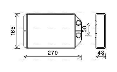 Heat Exchanger, interior heating (AIA6393)