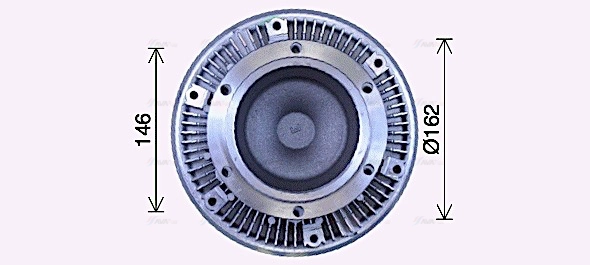 Clutch, radiator fan