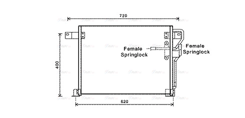 Condenser, air conditioning (JE5051)