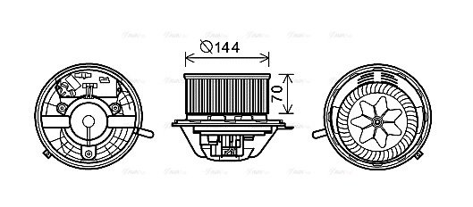 Interior Blower (MS8608)