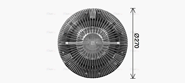 Clutch, radiator fan (MNC129)