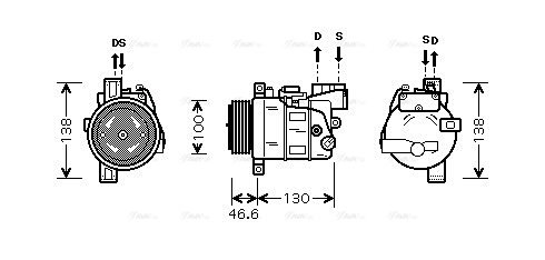 Compressor, air conditioning (BWAK319)