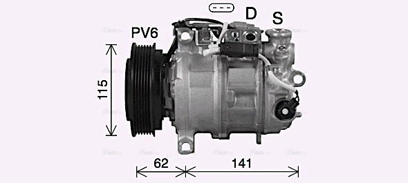 Compressor, air conditioning (MSAK737)