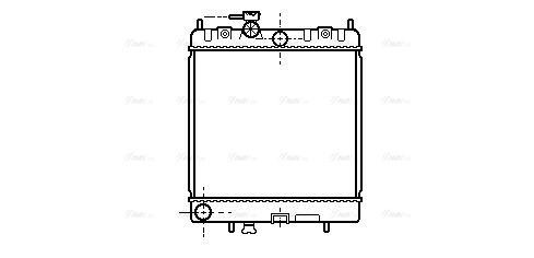 Radiator, engine cooling (DN2128)