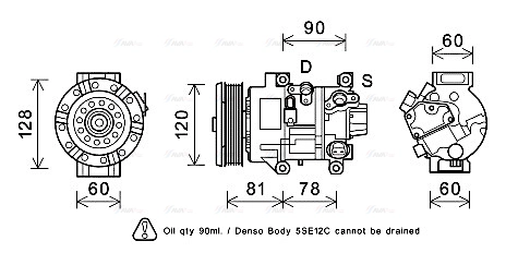Compressor, air conditioning (TOAK581)