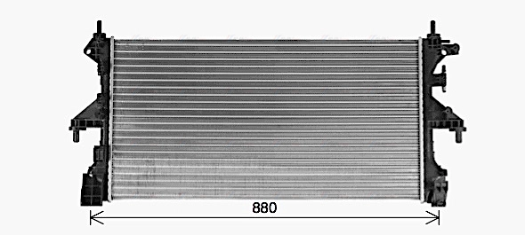 Radiator, engine cooling