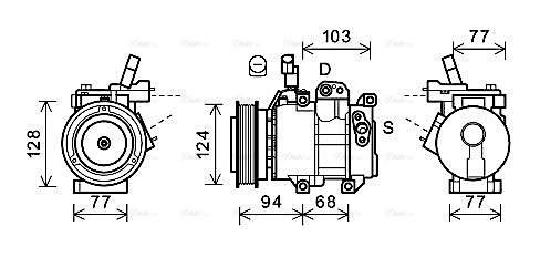 Compressor, air conditioning (HYK451)