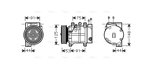 Compressor, air conditioning (DNAK259)