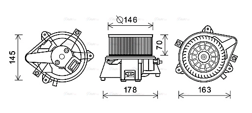 Interior Blower (FT8450)