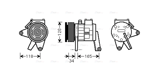 Compressor, air conditioning (CRAK063)