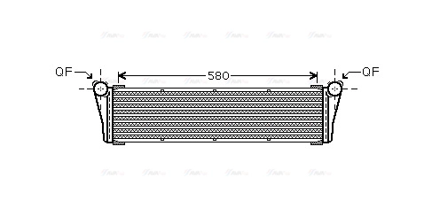 Radiator, engine cooling (PR2053)
