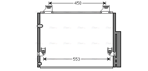 Condenser, air conditioning (TO5563D)