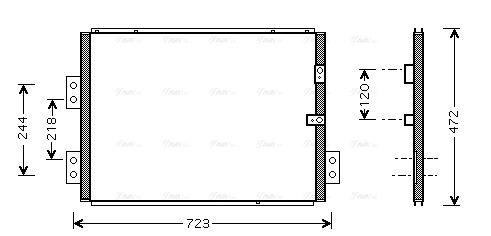 Condenser, air conditioning (TO5277)