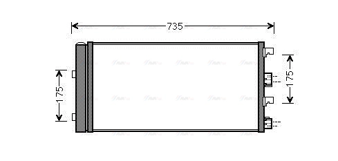 Condenser, air conditioning (DAA5004D)