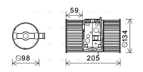 Interior Blower (RT8586)