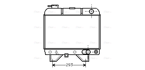 Radiator, engine cooling (PE2019)