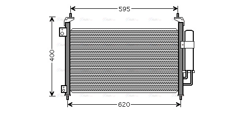 Condenser, air conditioning (HD5213D)