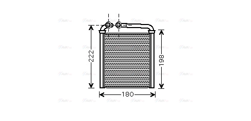 Heat Exchanger, interior heating (VNA6256)
