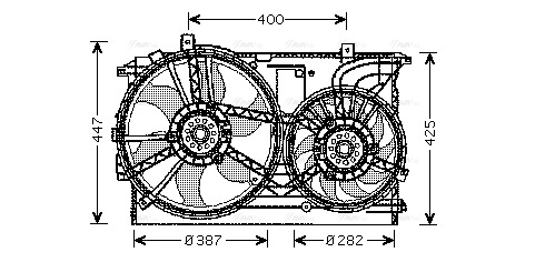 Fan, engine cooling (OL7533)