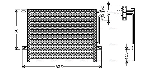 Condenser, air conditioning (BW5203)