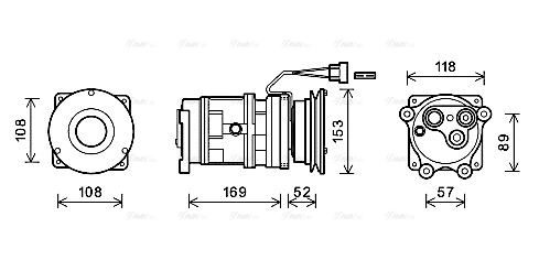 Compressor, air conditioning (MFAK027)