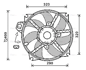 Fan, engine cooling (RT7563)
