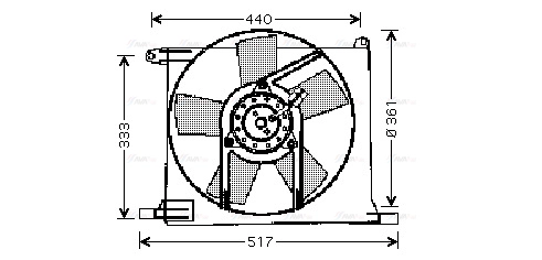 Fan, engine cooling (OL7501)